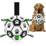 Ballon de football pour chien avec languettes jouets interactifs pour tir � la corde jouet aquatiqueballons ...