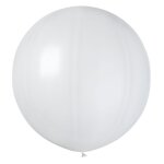 Ballon g�ant rond blanc bio diam 80 cm blanc
