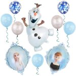 Ballon reine des neiges anniversaire - dcoration fte princesse congele - 10 pcs