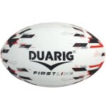 Ballon de rugby - firstline - duarig - noir et rouge - t5 Ballon de rugby - firstline - duarig - noir et rouge - t5
