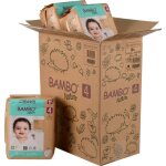 Bambo nature couches co - conues t4 7 - 14 kg carton de 144 units (6 sachets de 24 units) emballage ...