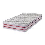 Bamboo matelas tissu bambou mousse poli lattex ind�formable - hauteur 24 cm - soutien tr�s ferme - orthop�diqu ...