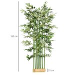 Bambou artificiel 180 cm de plante artificielle dans un pot en pin plante dint�rieur plantes artificielles ...