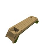 Banc d?annexe - tahe - avec lastique - sportyak 245 vert