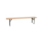 Banc de jardin pliable brasserie