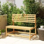 Banc de jardin transformable en table de pique - nique 2 places maisentiel