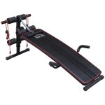Homcom - banc de musculation - acier - 1375x555x68cm - noir
