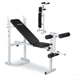 Banc de musculation - lalaho - banc dexercice r�glable et pliable support pour halt�res et appareil pour ...