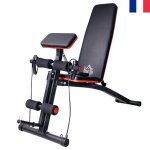 Banc de musculation pliable inclinable banc r�glable pour le d�velopp� couch� le curl bicepsmusculation ...
