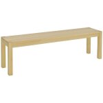 Banc salle � manger 3 places bois pin style campagne 330kg naturel 150x33x45cm cuisine design