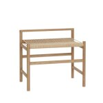 Banc small hubsch interior heritage - naturel - 60x40x55 cm