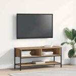 Banc tv marron magnifique - ensemble meuble tv - armoire tv pour t�l�viseur - ch�ne artisanal 100x35x45cm ...