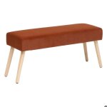 Banc velours salome 100x35cm ambre - atmosphera createur dinterieur