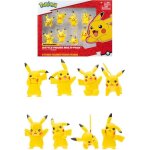 Figurines pokmon - pack de 8 pikachu - bandai