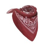 Bandana cowboy rouge - rouge