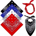 Bandanas - noname - 4 pices - 54 x 54 cm - polyester - mixte