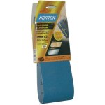 Bande abrasive - blue tech - lot de 2 - grain 80 - 100x610 mm