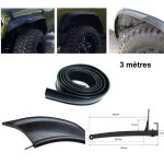 Bande en caoutchouc largisseurs dailes passage de roue de voiture noir 3m x 10cm vhicules tout terrain ...