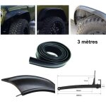 Bande en caoutchouc �largisseurs dailes passage de roue de voiture noir 3m x 6. 5cm v�hicules tout terrain ...