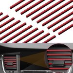Bande d�corative de ventilation de voiture20pcs voiture interieur decoration en pvc pour automobile grilles ...