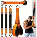 Bandes dexercice avec poign�es ancrages de porte attaches de c�ble de corde de tricepstirements faciauxbicep ...