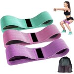 Bande �lastique fitness en tissu bande de r�sistance 3 niveaux de force �quipement dexercices pour r��ducation ...