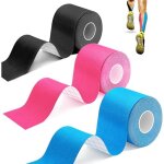 Bandes de kinsiologie 5m x 5cm strap body tape soutien musculaire soulager la douleur ruban adhsif ...