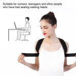 Bande redresse dos r�glable posture correcteur epaule support dos ceinture dorsale soutien maintien correction ...