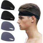 Bandeauxlot de 4 bandeaux de sport extensibles pour homme et femme antidérapants bandanas de sport pour ... Bandeauxlot de 4 bandeaux de sport extensibles pour homme et femme antidérapants bandanas de sport pour ...