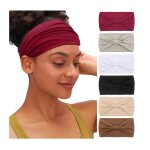 Bandeau cheveux femme 6 pices headband yoga sport serre tete femme multicolore accessoires cheveux femme ...
