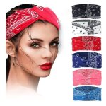 Bandeau cheveux - headbands - lot de 6 - �lastique - doux - imprim� boho