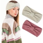 Bandeau cheveux - multicolore - hiver - �lastique - doux - cache oreilles