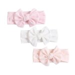 Bandeaux en nylon - non spcifi - lot de 3 - confortables - pour bbs filles - 0  12 mois