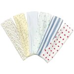 Bandeaux tendance pour femmes aux cheveux courts �lastiques et antid�rapants � motifs floraux avec rayures ...