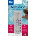 Bandelettes de test - bsi - mesure la qualit de leau - test strips - piscine et spa - 7 en 1 - 25 bandelettes ...