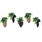 Banderole - viticole - 6 mtres - 15 drapeaux - dcoration de fte - thme vin