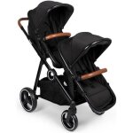 Baninni luiz - poussette double - de 0  36 mois - jusqu 22kg - noir