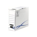 Bote  archive - fellowes - bankers box - 10 mm - blanc - pack de 25