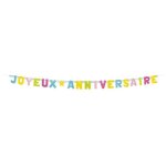 Banniere lettres joyeux anniversaire 2m