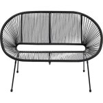 Banquette acapulco mono noire kare design