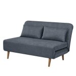 Banquette bz - 2 places - tissu bleu - 130 x 90 x 81 cm - deplo Banquette bz - 2 places - tissu bleu - 130 x 90 x 81 cm - deplo