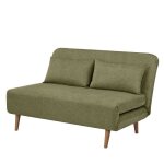 Banquette bz - 2 places - tissu vert armé - 130 x 90 x 81 cm - deplo Banquette bz - 2 places - tissu vert armé - 130 x 90 x 81 cm - deplo