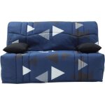 Banquette bz dream - tissu 100% coton bikini bleu - couchage 140x190 cm - l145 x p100 x h90 cm Banquette bz dream - tissu 100% coton bikini bleu - couchage 140x190 cm - l145 x p100 x h90 cm