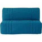 Banquette bz dream - tissu 100% coton bleu canard - couchage 140x190 cm Banquette bz dream - tissu 100% coton bleu canard - couchage 140x190 cm