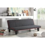 Banquette clic clac 3 places gris - segura - designetsamaison