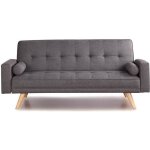 Banquette clic clac 3 places gris - vienne - designetsamaison