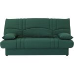 Banquette clic clac 3 places - tissu vert forêt - style contemporain - l 190 x p 92 cm - dream Banquette clic clac 3 places - tissu vert forêt - style contemporain - l 190 x p 92 cm - dream