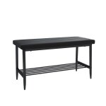Banquette dangle pour salle � manger grand 85x35cm noir vicco