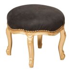 Banquette repose - pieds de style fran�ais louis xvi - marron