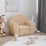 Banquette vidaxl - 356995 - canap� - lit pour enfants cr�me peluche douce